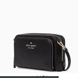 New with Tags Kate spade small zip around crossbod saffiano leather
